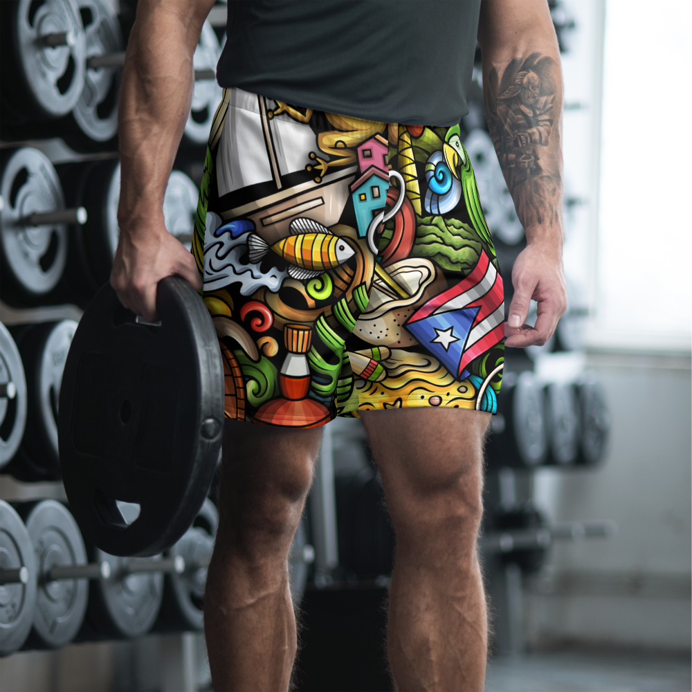 Isla Unisex Athletic Long Shorts