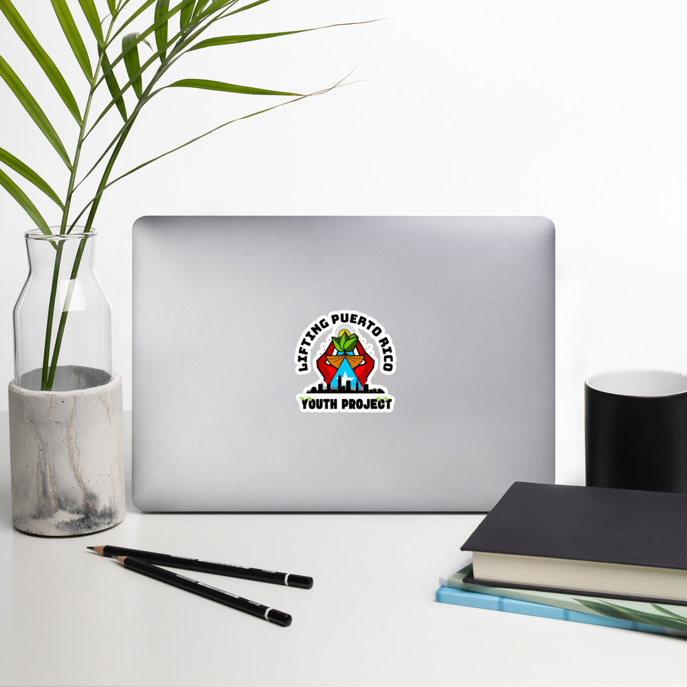 Lifting Puerto Rico Youth Project Bubble-free stickers