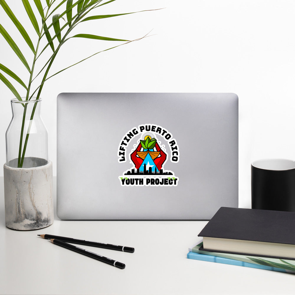 Lifting Puerto Rico Youth Project Bubble-free stickers