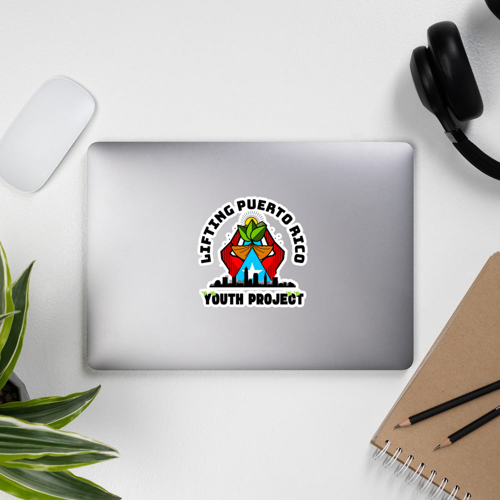 Lifting Puerto Rico Youth Project Bubble-free stickers