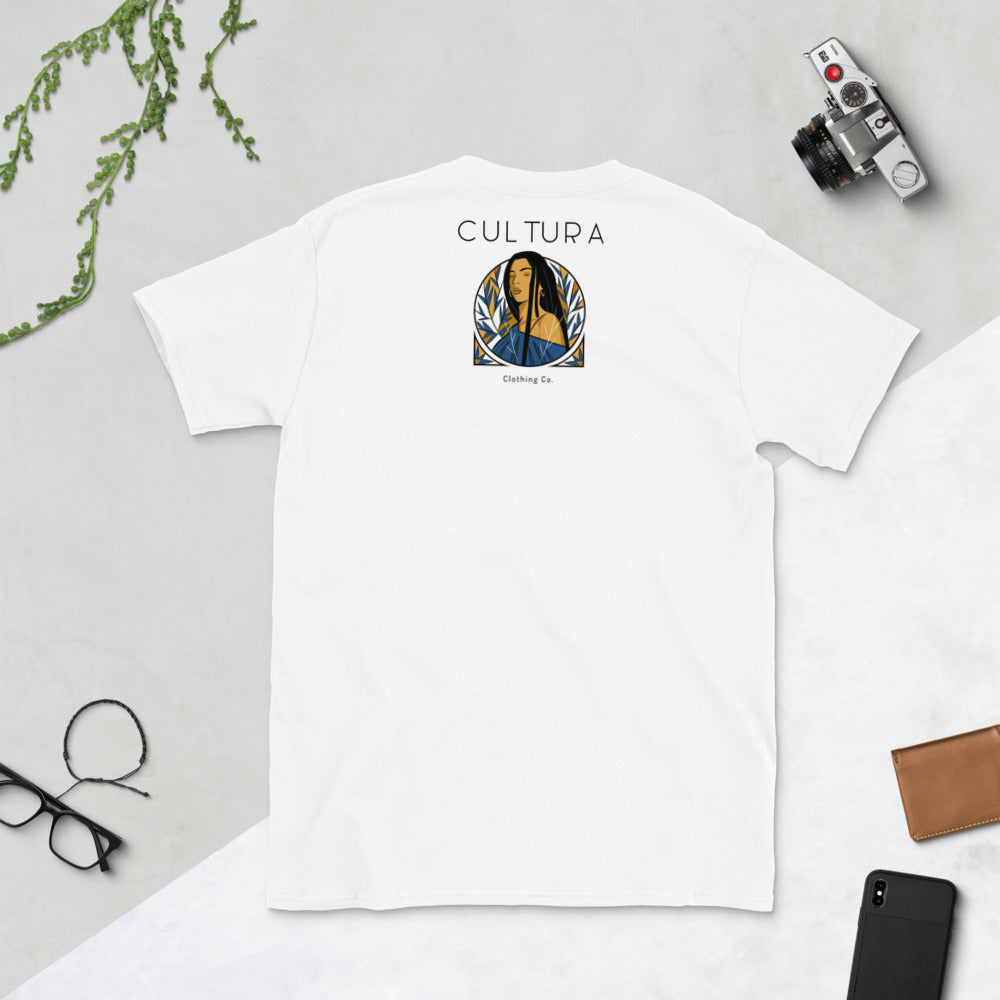 Cültüra Blue Short-Sleeve Unisex T-Shirt