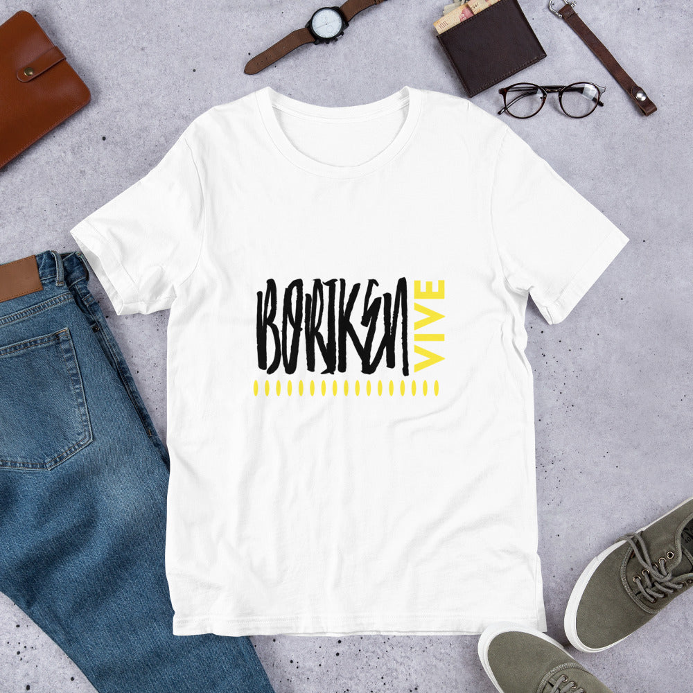 Boriken Vive Unisex White T-Shirt