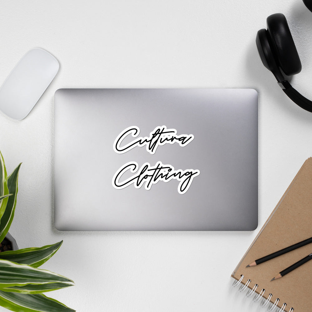 Cultura Script stickers