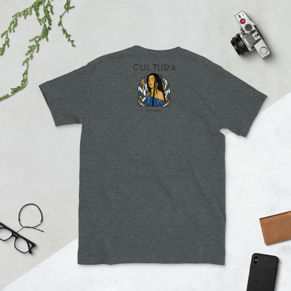 Cültüra Blue Short-Sleeve Unisex T-Shirt