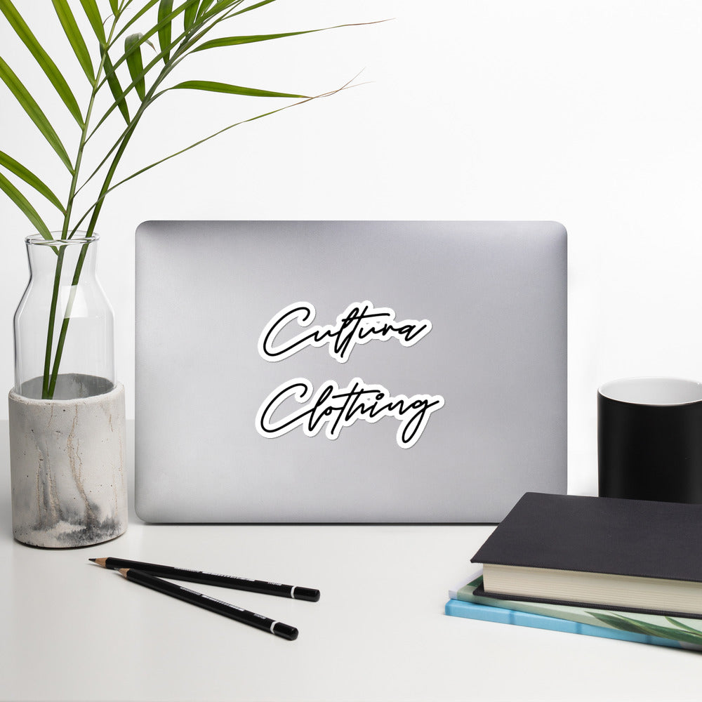 Cultura Script stickers
