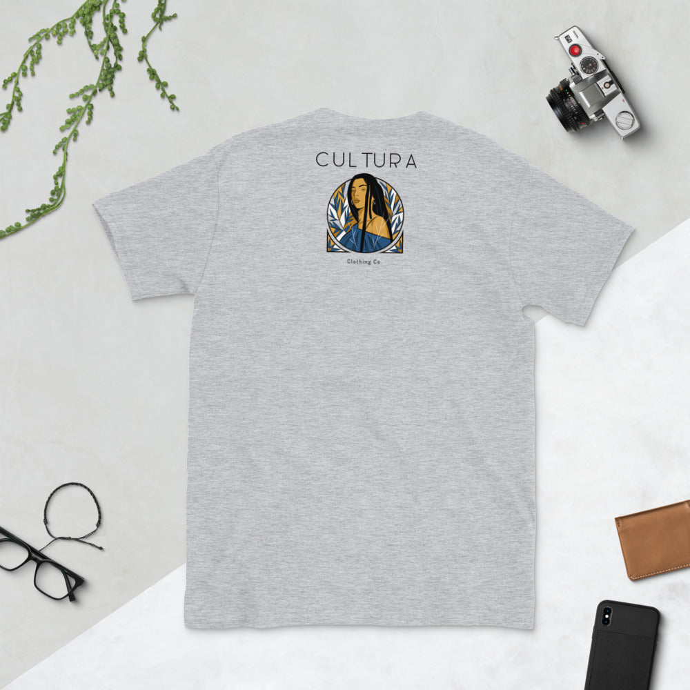Cültüra Blue Short-Sleeve Unisex T-Shirt