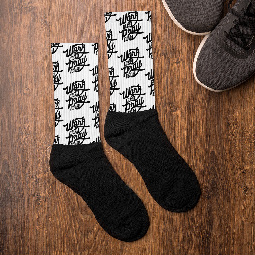 Work Hard Pray Hard Socks