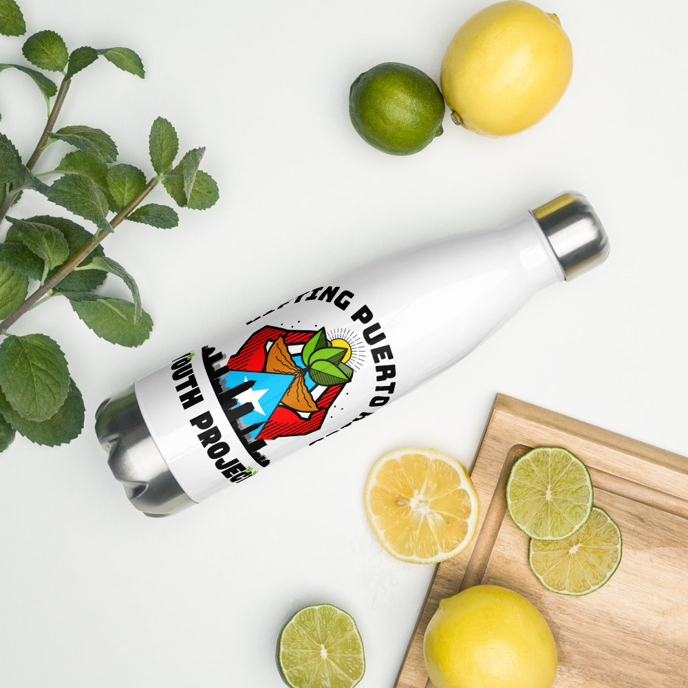 Lifting Puerto Rico Youth Project Stainless Steel Water Bottle