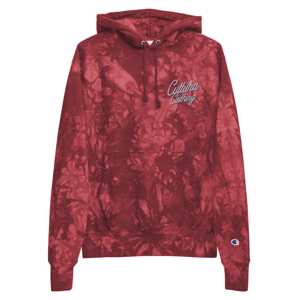 Cultura Unisex Champion tie-dye hoodie
