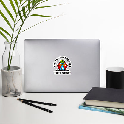 Lifting Puerto Rico Youth Project Bubble-free stickers